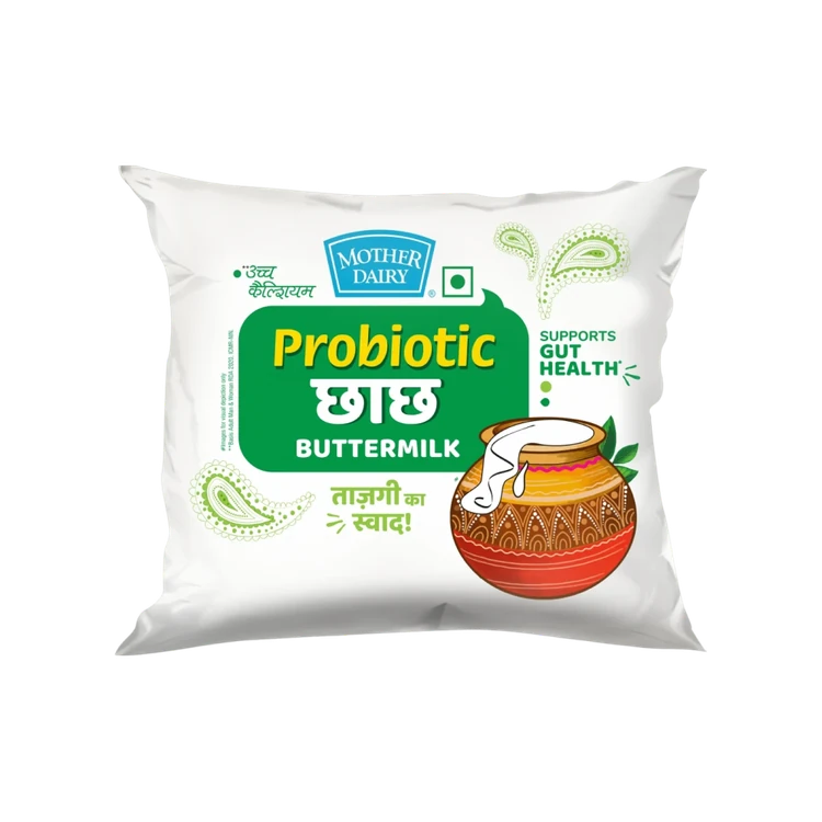 Mother Dairy Plain Probiotic Buttermilk