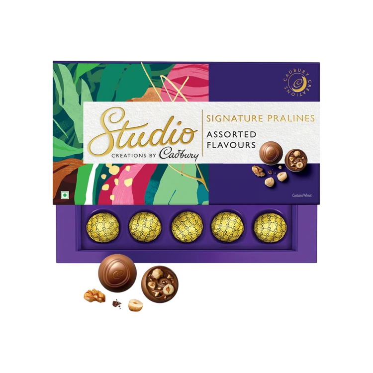 Cadbury Studio Assorted Flavours Signature Pralines Chocolate Gift Pack