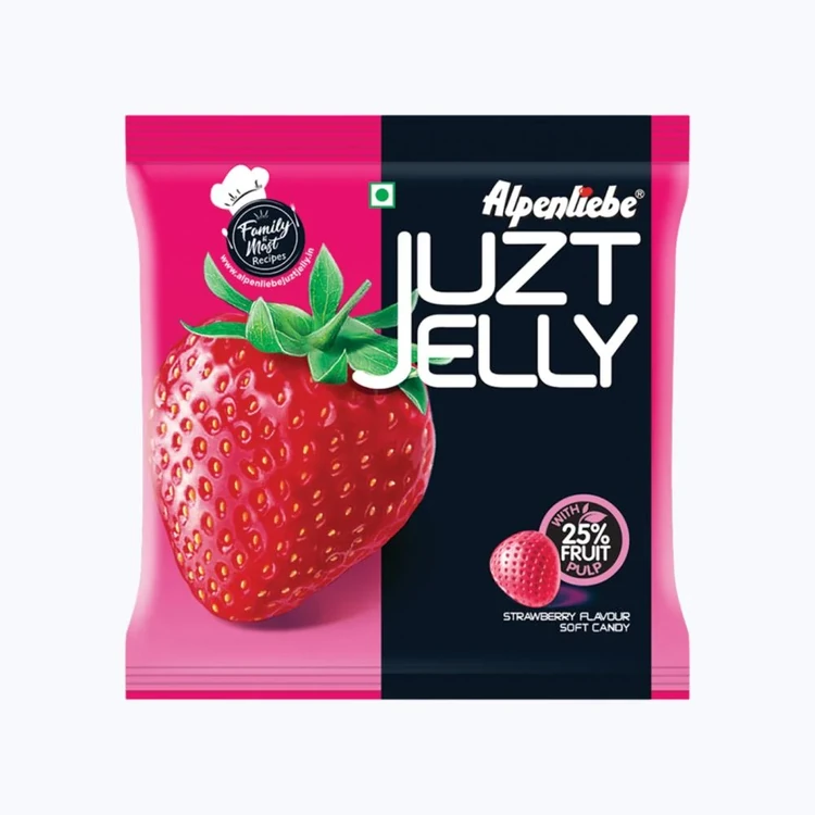 Alpenliebe Juzt Jelly - Strawberry Flavour Jelly Candy