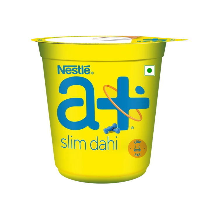 Nestle a+ Slim Dahi, Low Fat Cup Curd