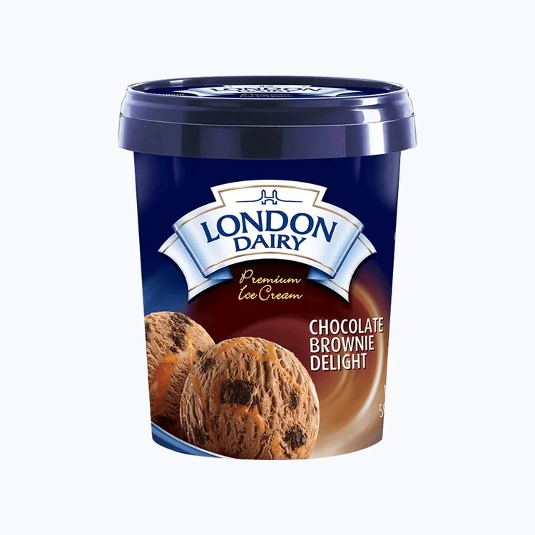 London Dairy Chocolate Brownie Delight Ice Cream Tub