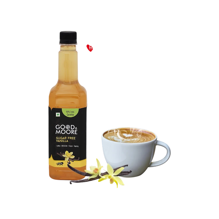 GOOD&MOORE Sugar Free Vanilla Coffee Syrup