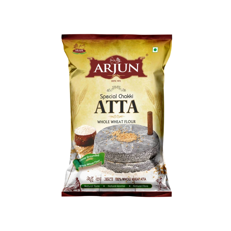 Arjun Special Chakki Whole Wheat Atta (10 kg) (Godihittu)