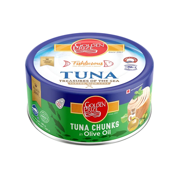 Golden Prize Tuna Chunks in Olive Oil