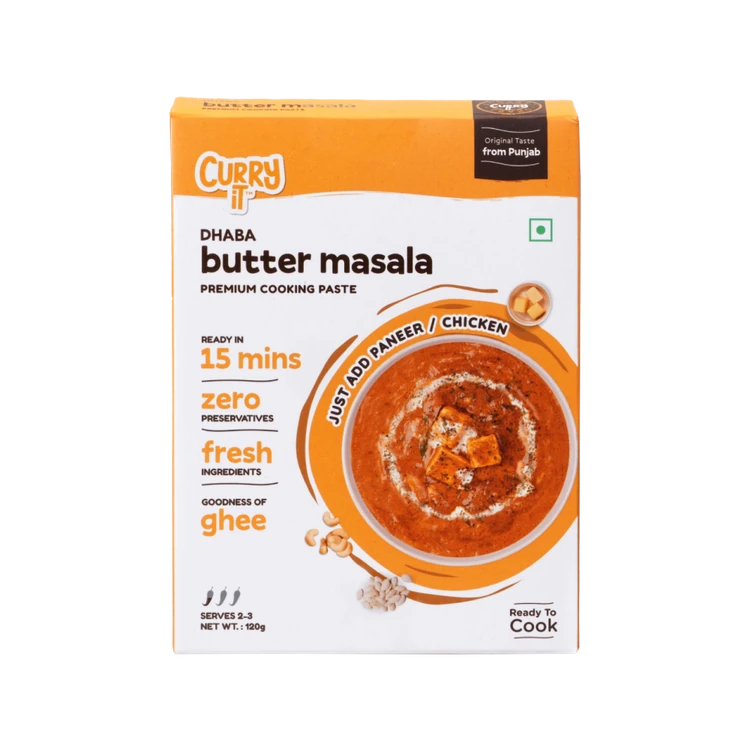 Curryit Dhaba Paneer Butter Masala Premium Cooking Paste