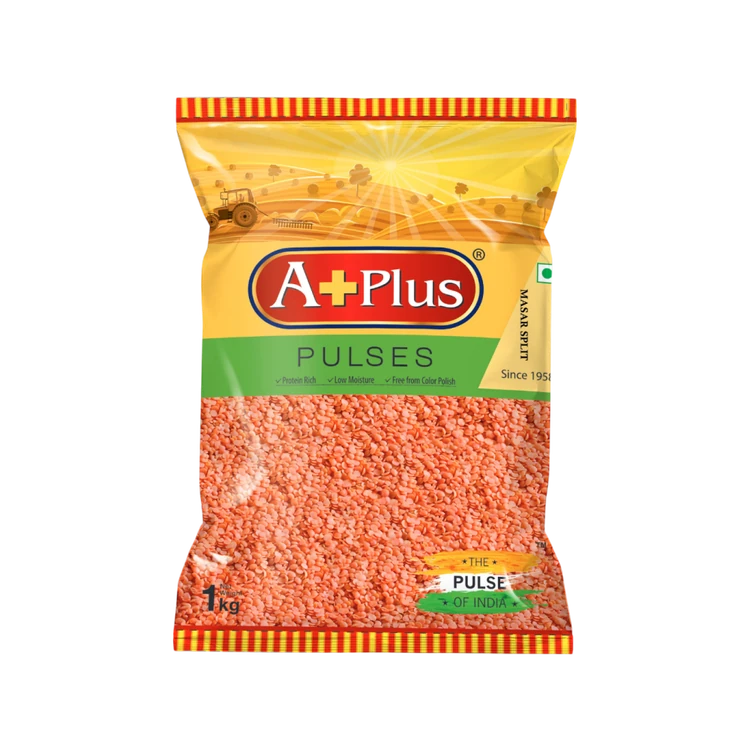 Aplus Split Masoor Dal Bareek (Masoor Bele)