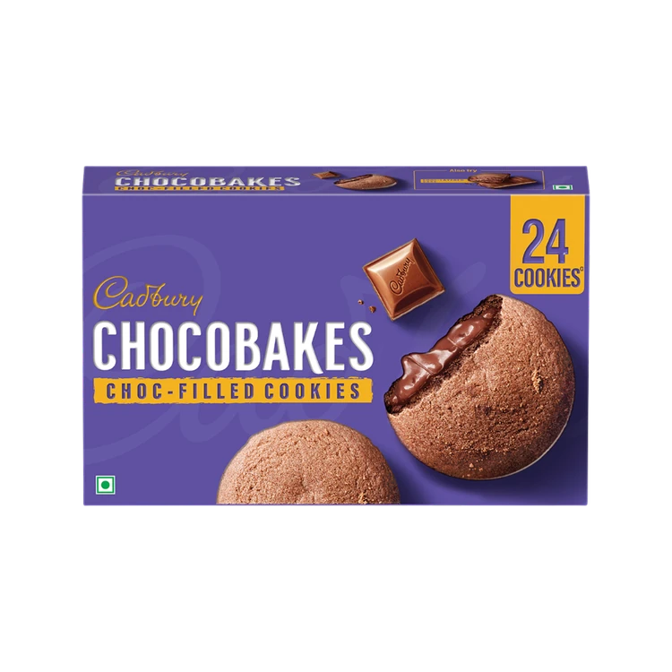 Cadbury Chocobakes Choc Filled Cookies