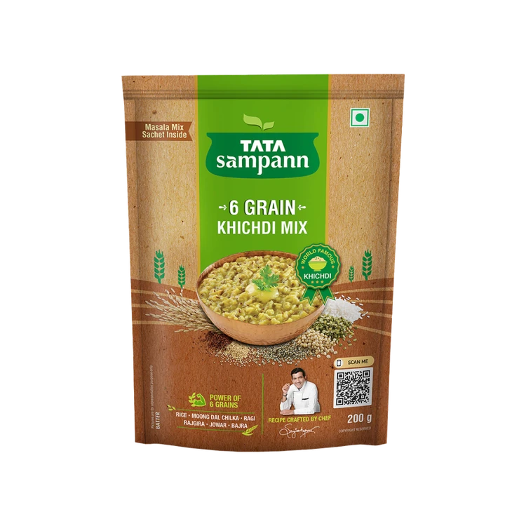 Tata Sampann 6 Grain Khichdi Mix (Ready to Cook)