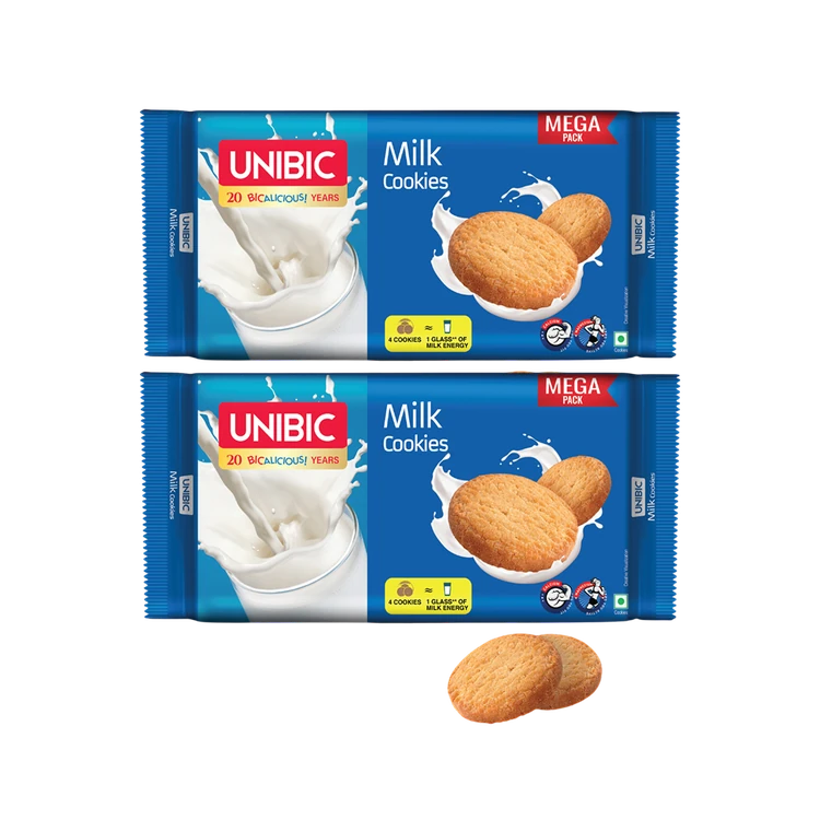 Unibic Milk Cookies - Pack of 2