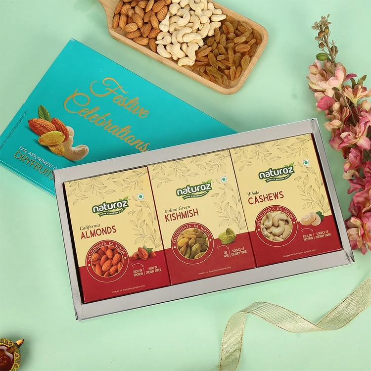 Naturoz Festive Celebrations Dry Fruits Gift Box