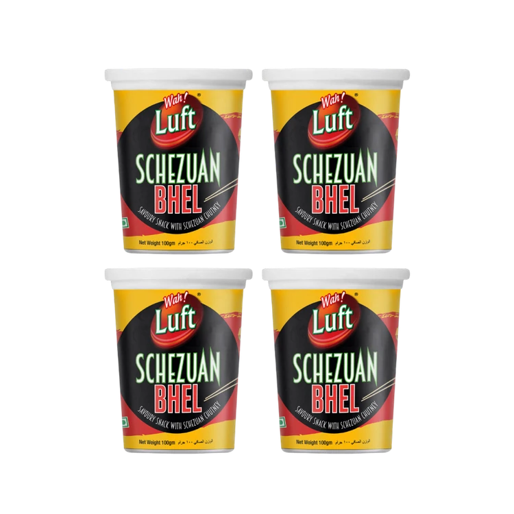 Wah Luft Schezuan Bhelpuri - Pack of 4