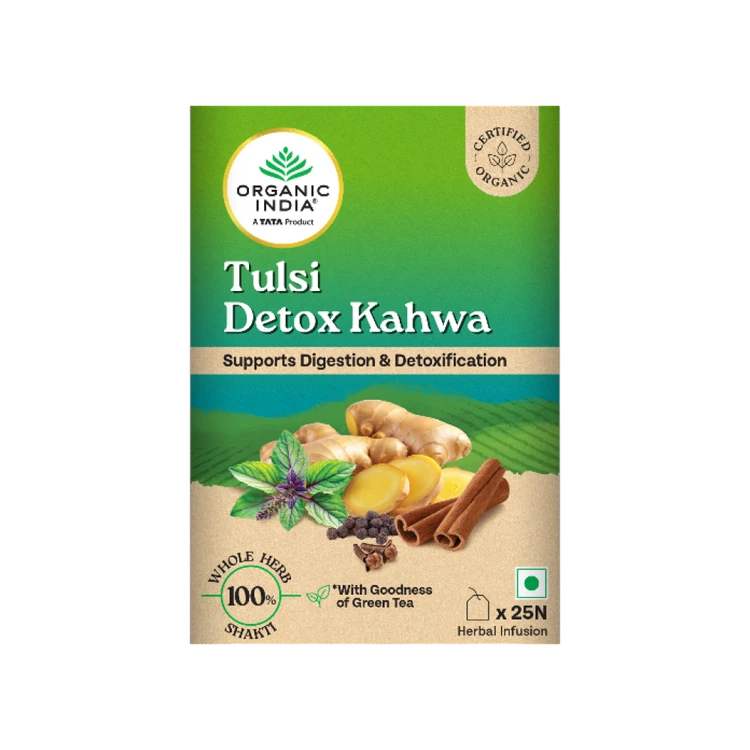 Organic India Tulsi Detox Kahwa (Tea, Infusion Bags)