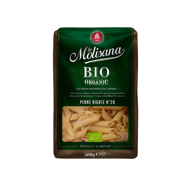 La Molisana Bio Organic Penne Rigate Pasta N 20