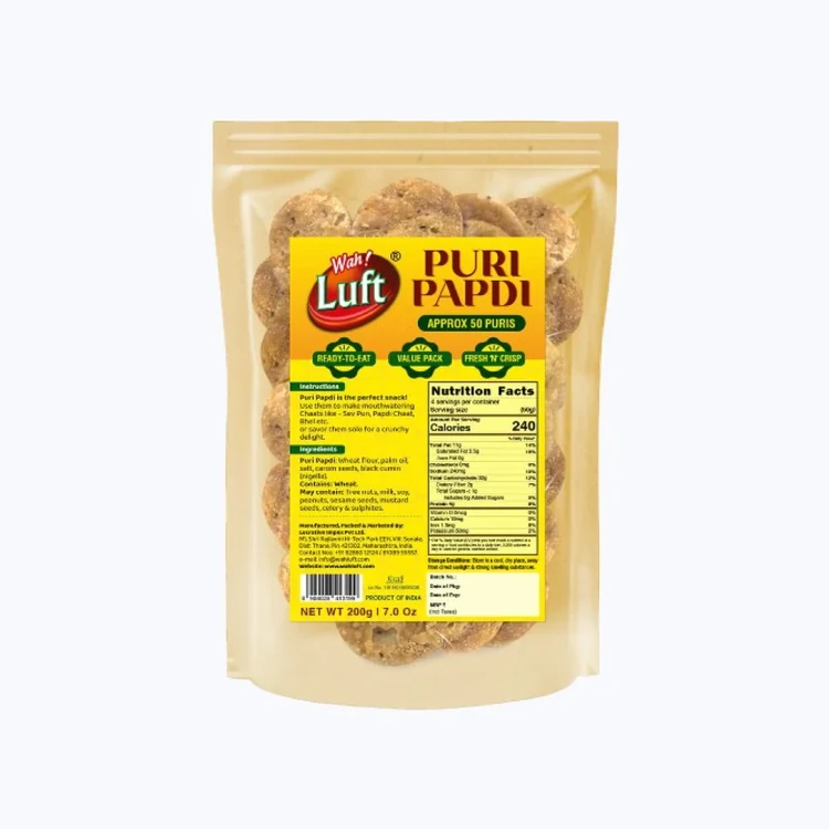 Wah Luft Puri Papdi, (Approx 50 puris)