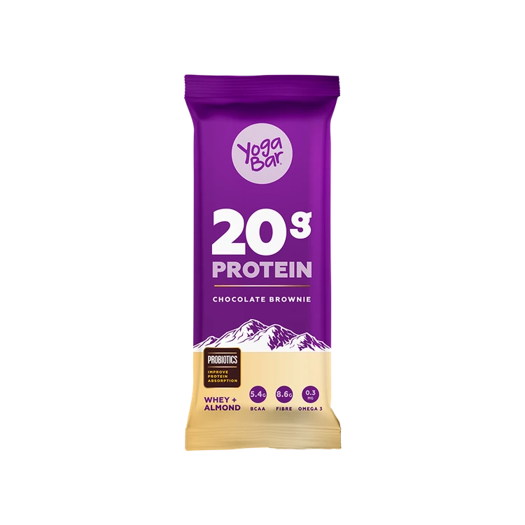 Yoga Bar 20 g Protein Chocolate Brownie Protein Bar