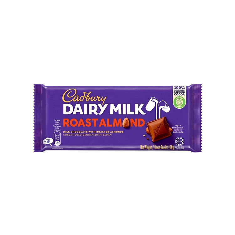 Cadbury Dairy Milk Roast Almond Milk Chocolate Bar