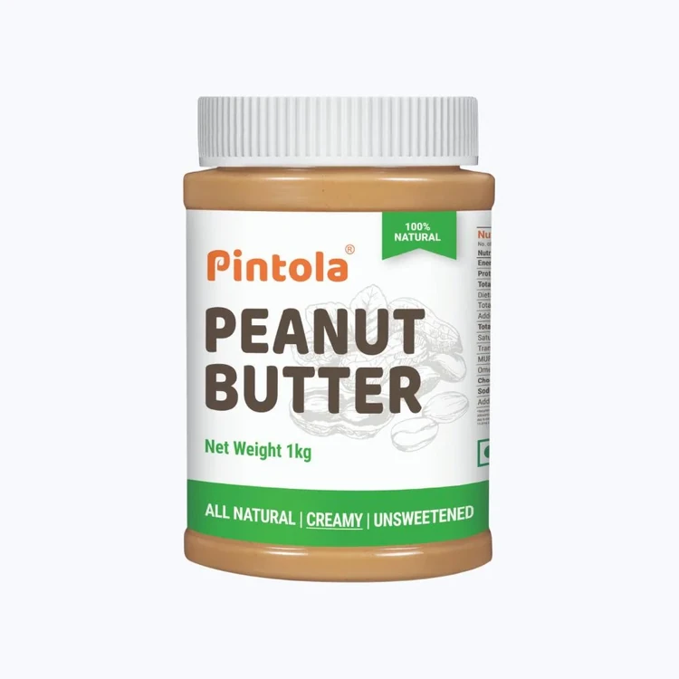 Pintola All Natural Creamy Peanut Butter (Unsweetened)