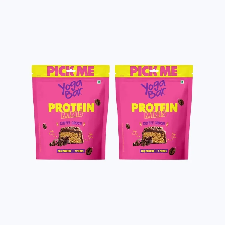 Yoga Bar Coffee Crush Mini Protein Bar - Pack of 2