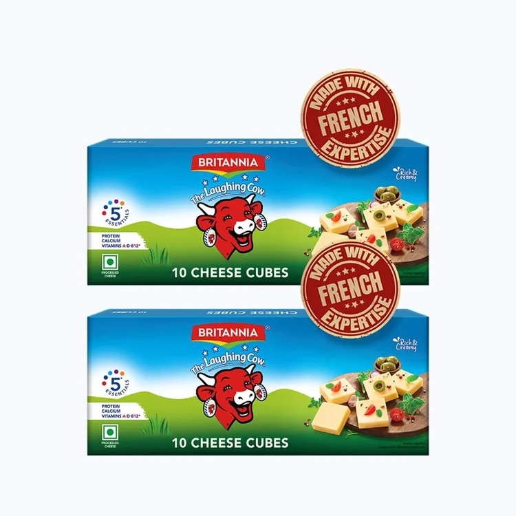 Britannia Laughing Cow Cheese Cubes - Pack of 2