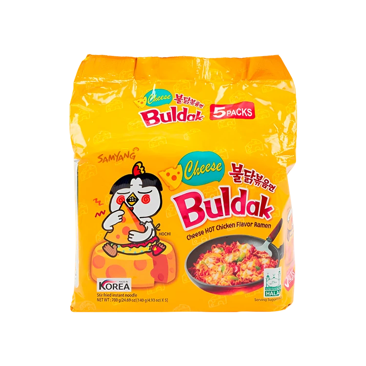 Samyang Ramen Buldak Cheese Hot Chicken Flavoured Instant Noodles