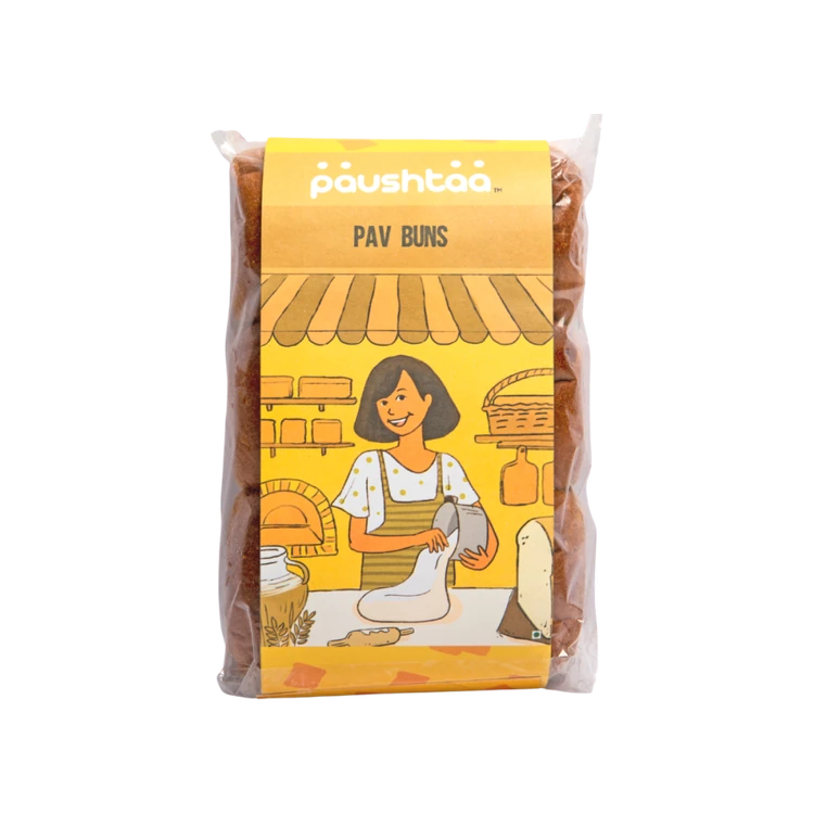 Paushtaa Whole Wheat Pav Bun