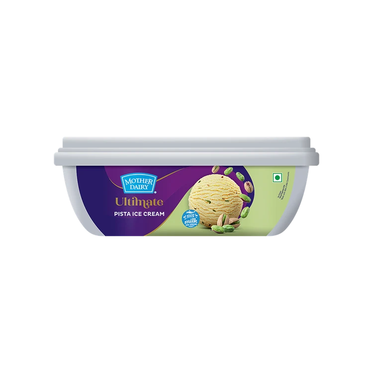 Mother Dairy Ultimate Pista E Kulfi Ice Cream Tub