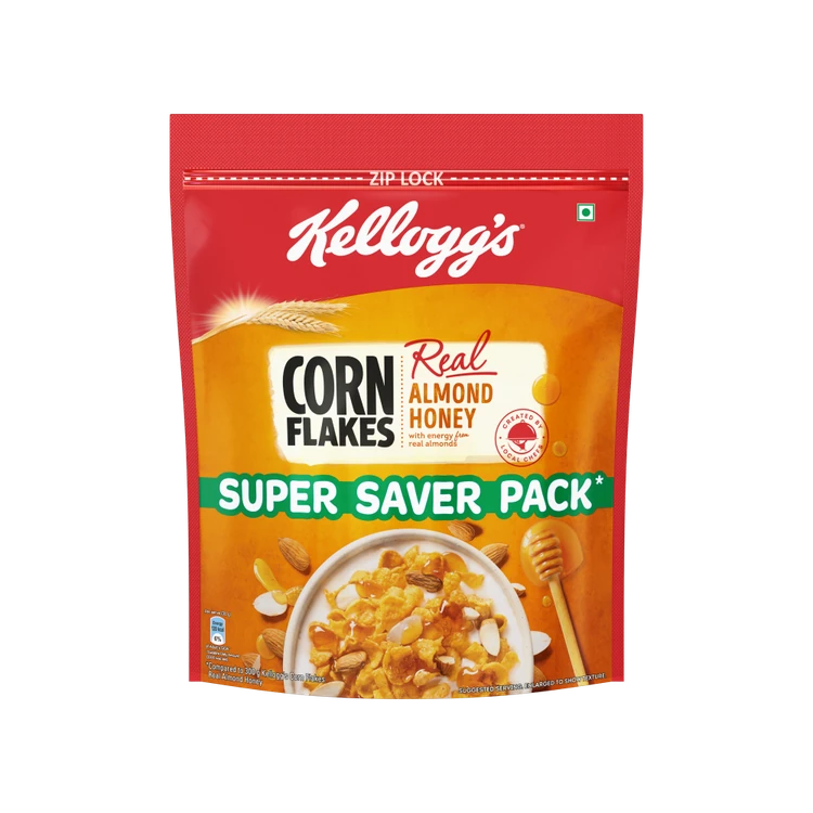 Kellogg's Real Almond Honey Corn Flakes