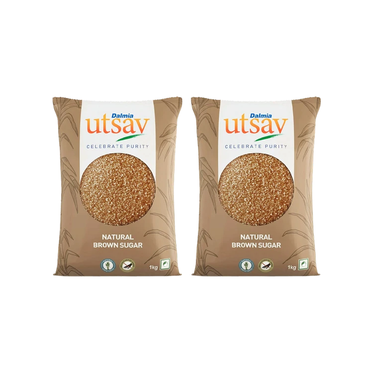 Dalmia Utsav Natural Brown Sugar - Pack of 2