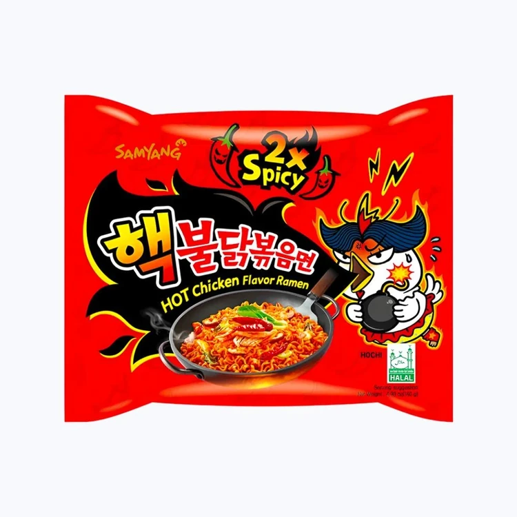 Samyang 2x Spicy Ramen Instant Noodles - Hot Chicken Flavour