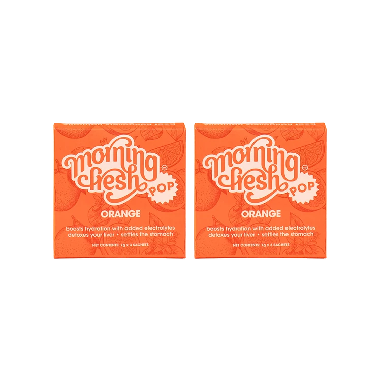 Morning Fresh POP Hangover Solution (Orange) - Pack of 2