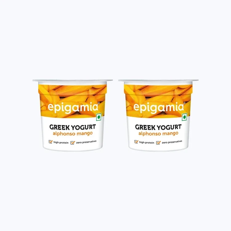 epigamia Greek Alphonso Mango Yogurt - Pack of 3