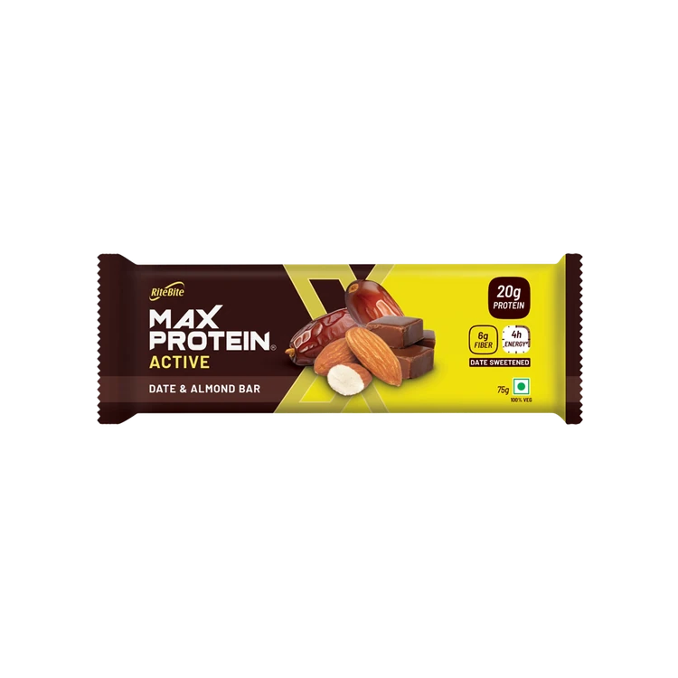 RiteBite Max Protein Date & Almond 10 g Protein Bar