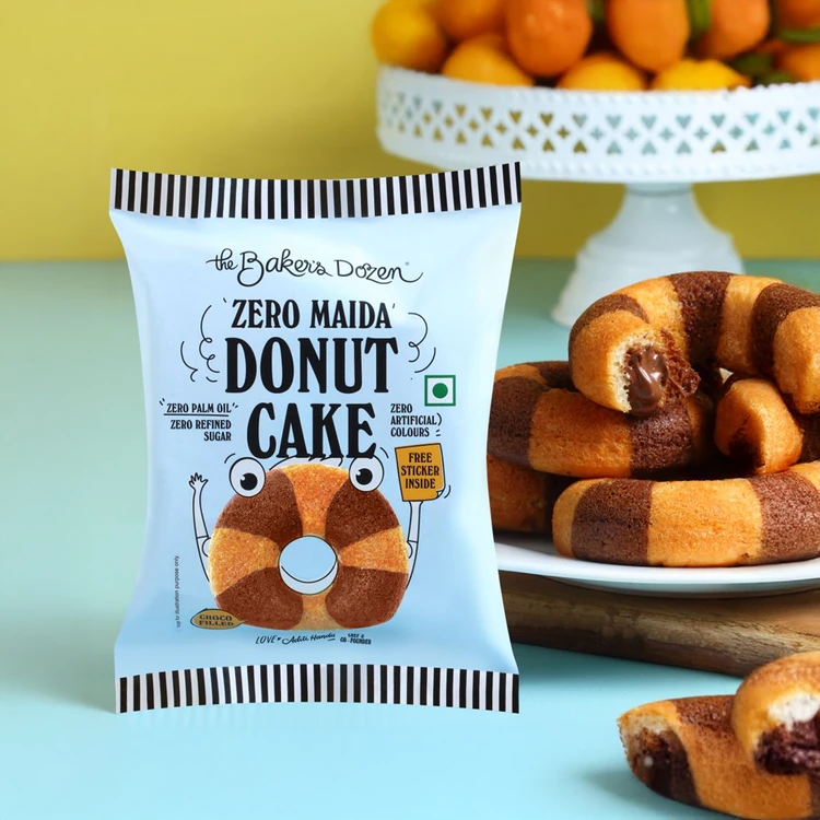 The Baker's Dozen Choco Filled Donut Cake