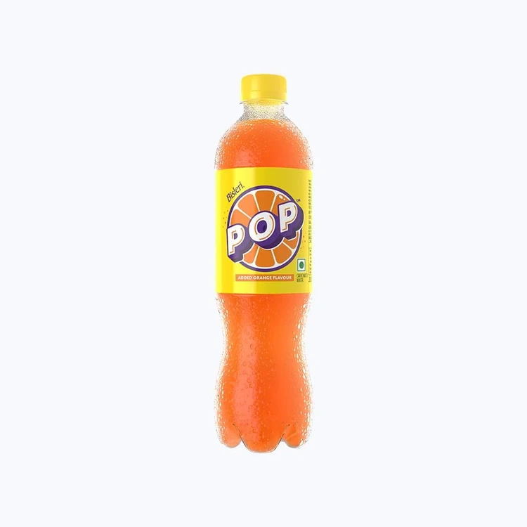 Bisleri Pop Orange Flavour Orange Soft Drink