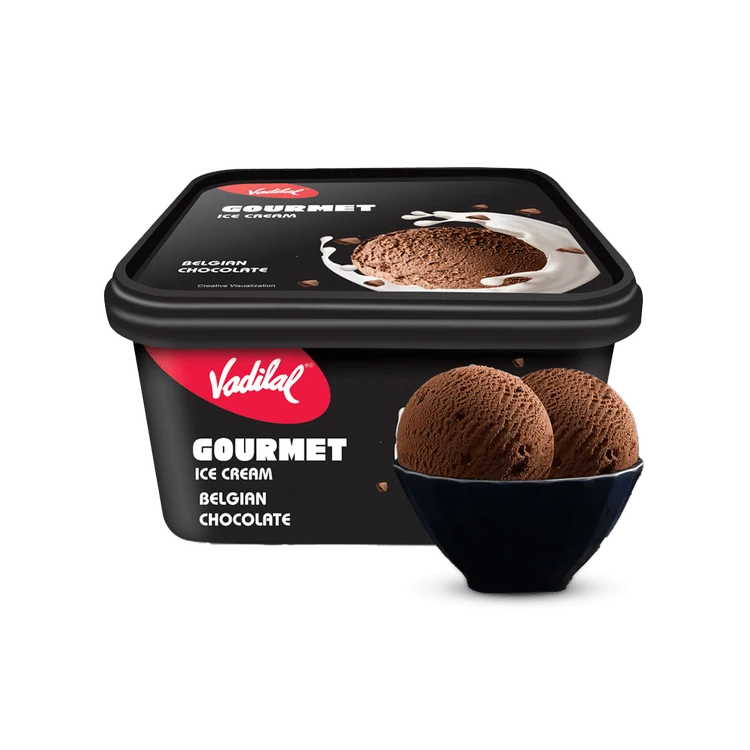 Vadilal Gourmet Belgian Chocolate Ice Cream Tub