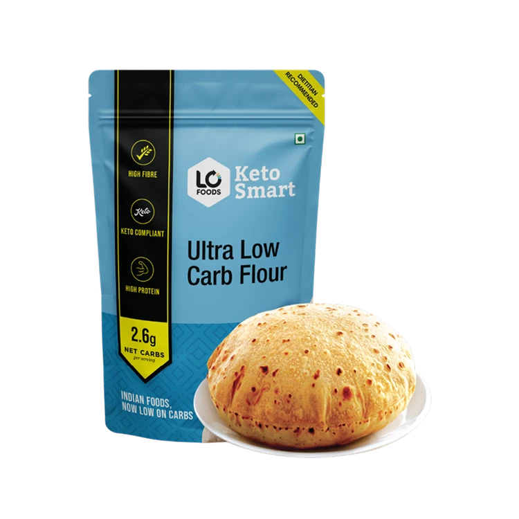 Lo! Foods Ultra Low Carb Keto Atta (Contains Almond flour) (Godihittu)