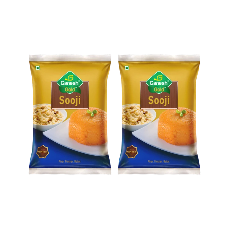 Ganesh Gold Sooji/Rava - Pack of 2