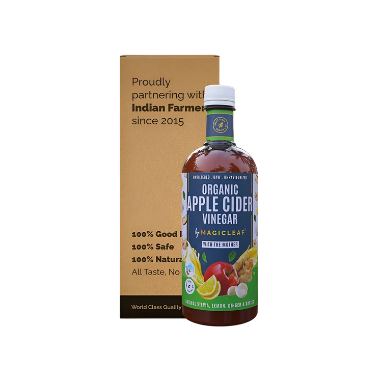 Magicleaf Organic Apple Cider Vinegar (Ginger, Garlic, Lemon & Stevia)