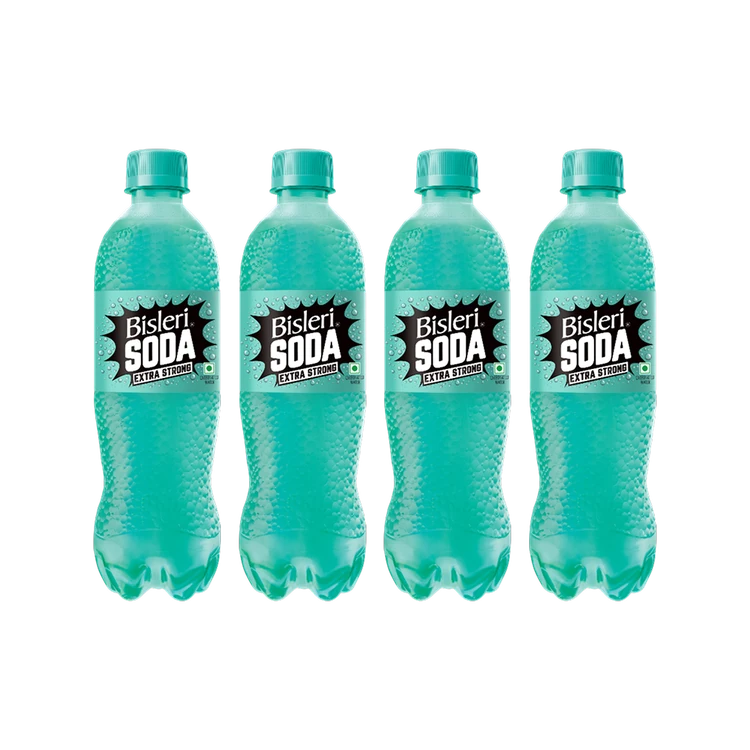 Bisleri Soda Water - Pack of 4