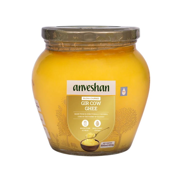 Anveshan Desi Gir A2 Gir Ghee (Bilona Churned)