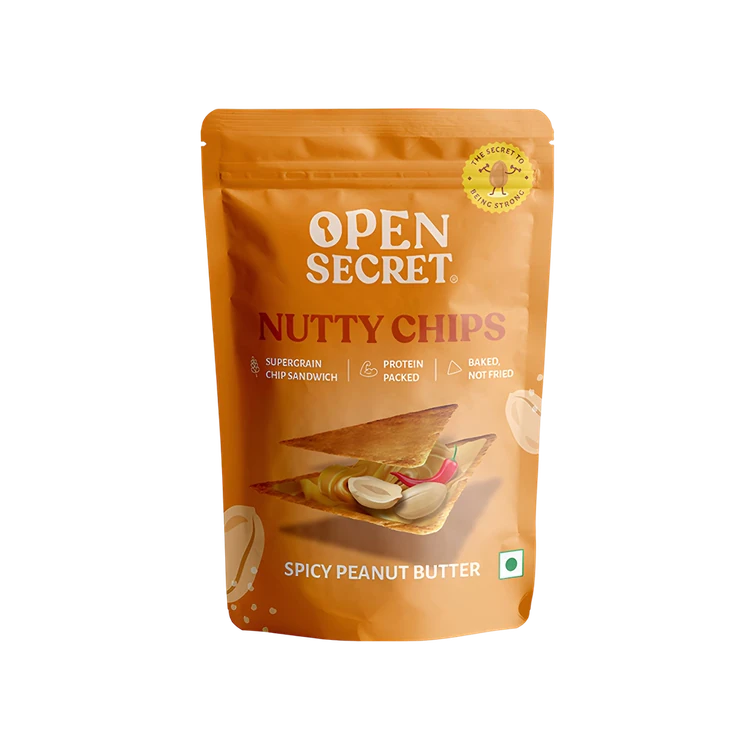 Open Secret Spicy Peanut Butter Baked Chips