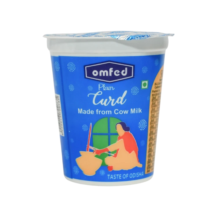 Omfed Plain Cup Curd