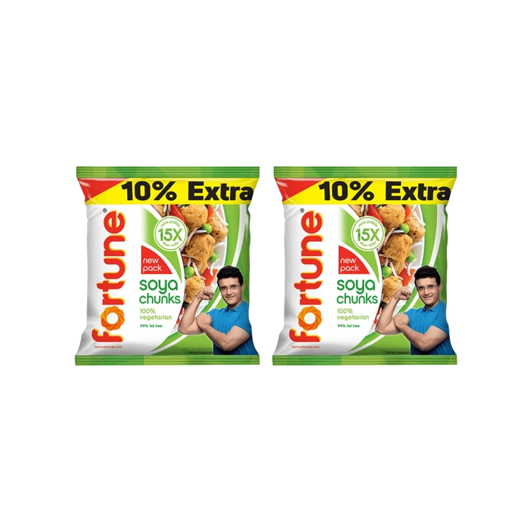 Fortune Soya Chunks - Pack of 2