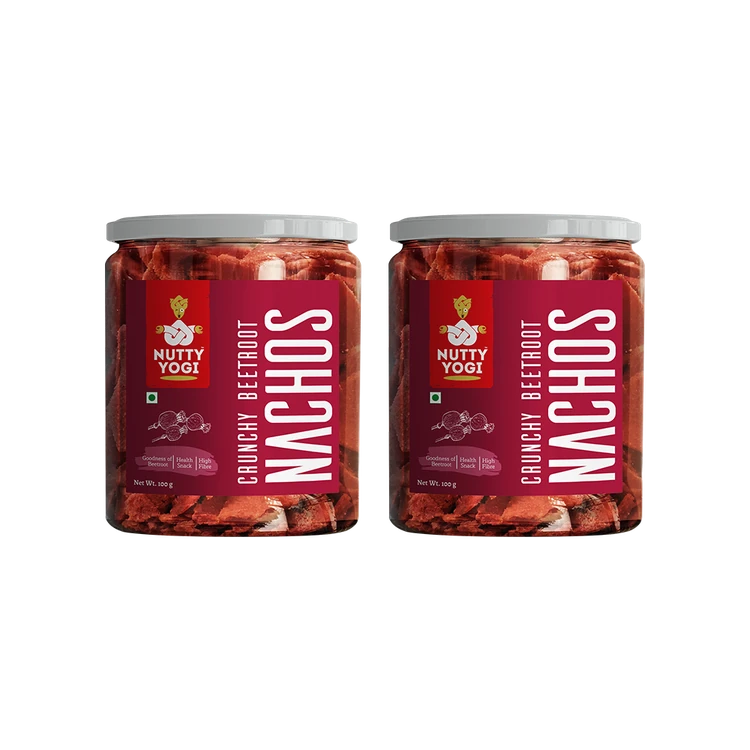 Nutty Yogi Crunchy Beetroot Nachos