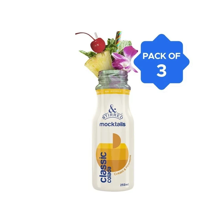 &Stirred Classic Colada Cocktail Mix - Pack of 3