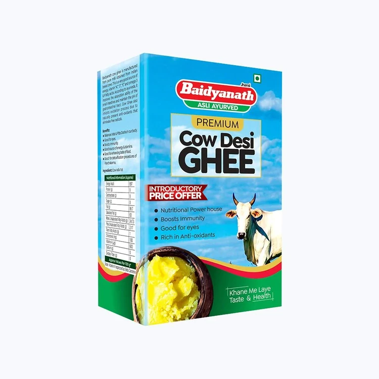 Baidyanath Premium Pure Cow Ghee (Hasuvina Tuppa)