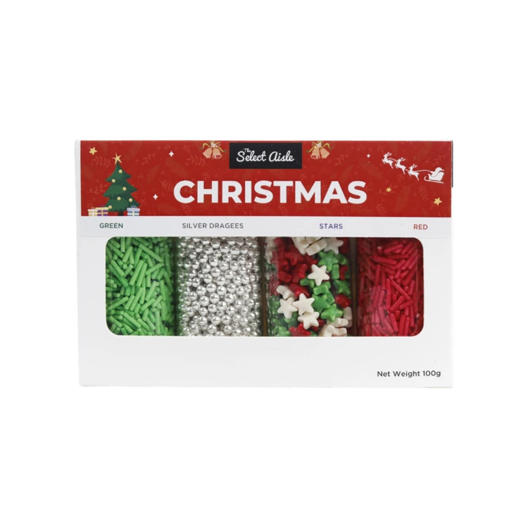 The Select Aisle Cake Décor Sprinkles Christmas Combo