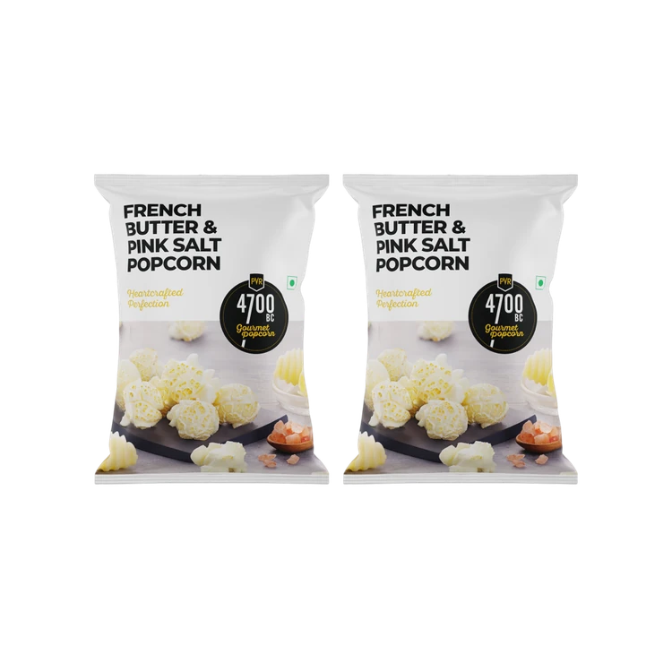 4700BC French Butter & Pink Salt Gourmet Popcorn - Pack of 2