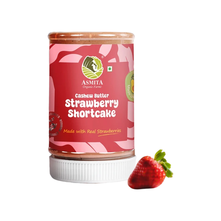 Asmita Organic Farms Cashew Butter (Strawberry Shortcake)