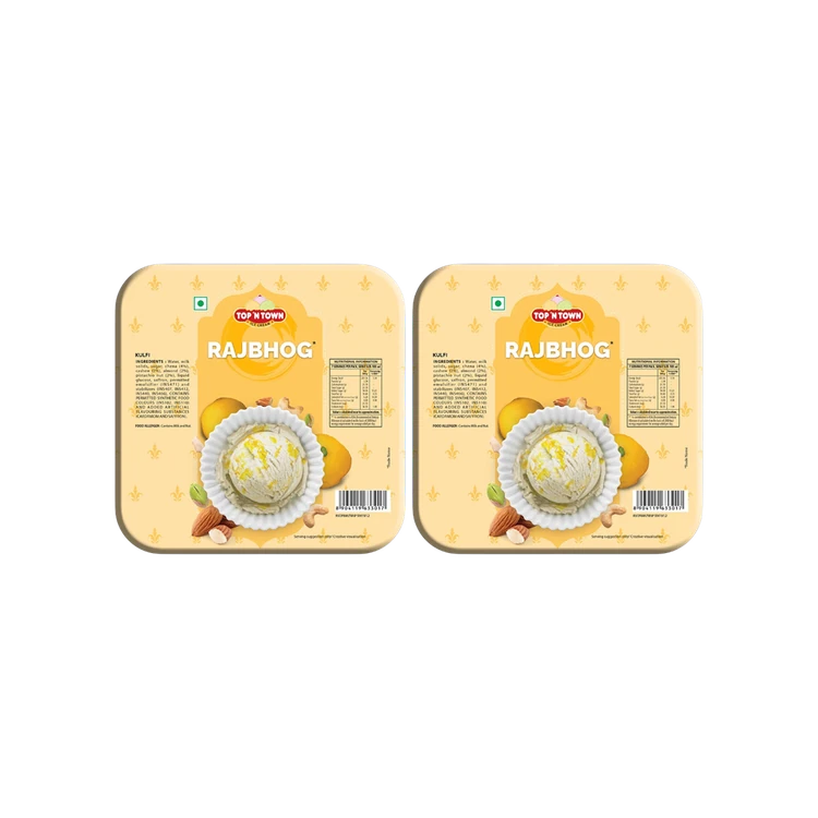 Top N Town Rajbhog Ice Cream Tub - Pack of 2